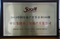 A4、2013中國房地產(chǎn)開發(fā)企業(yè)500強(qiáng)